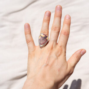 Sterling Silver + Mookaite Ring