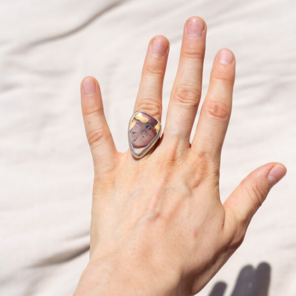 Sterling Silver + Mookaite Ring
